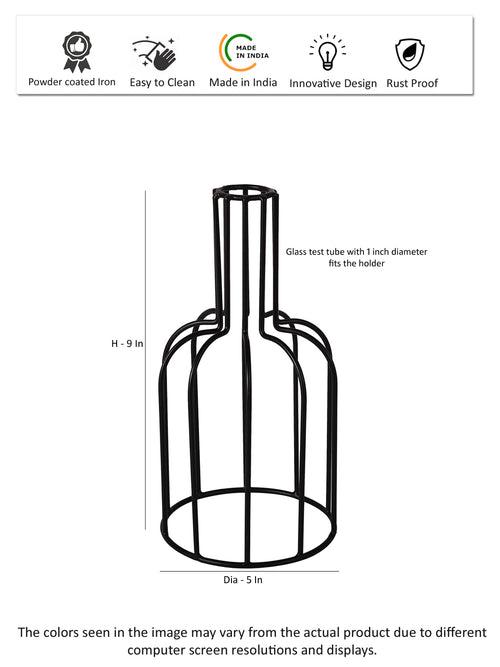 Flora-Glass Bottle Test Tube Planter- Large