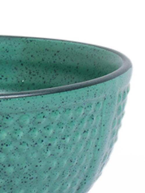 Green Studio Diamond 8 Inch Ceramic Bowl