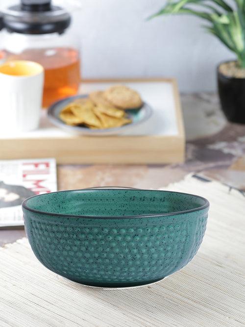 Green Studio Diamond 8 Inch Ceramic Bowl