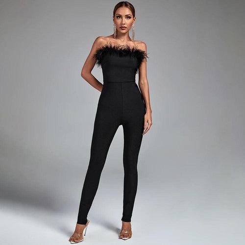 Angie Feather Jumpsuit