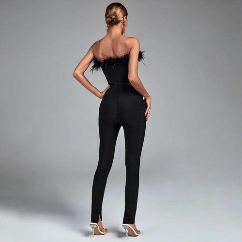 Angie Feather Jumpsuit