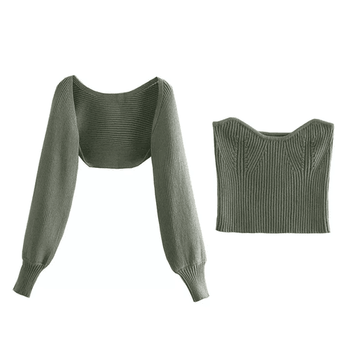 Lulu Arm Warmer Sweater Set