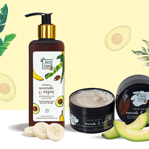 Avocado and Argan Shampoo and Hair Mask Combo