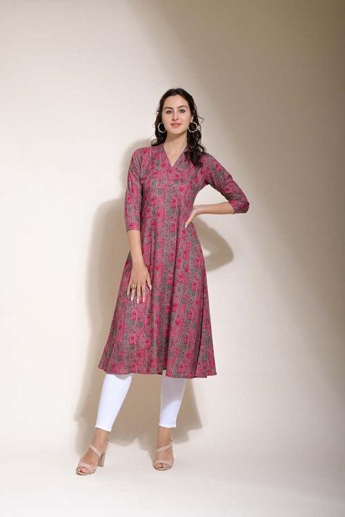 Viti rayon straight kurta