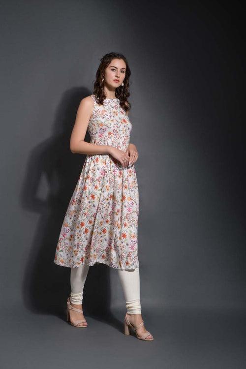 Aashi flower print kurta