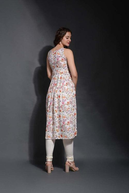 Aashi flower print kurta