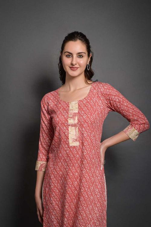 Sofia straight kurti