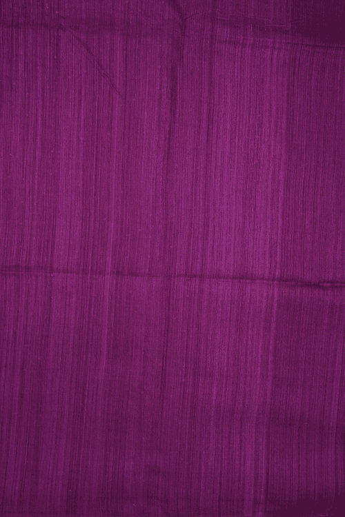 Allover Chamki Work Berry Purple Linen Saree