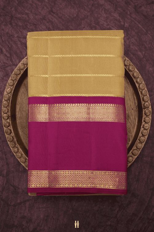 Neli Design Khaki Kanchipuram Silk Saree