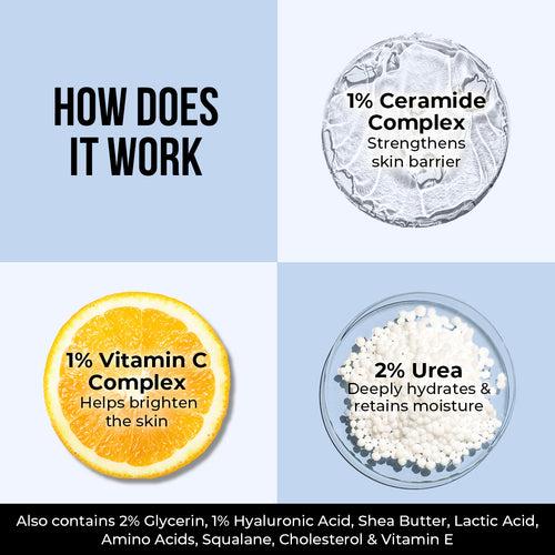 Ceramide & Vitamin C Moisturizing Cream - 100g