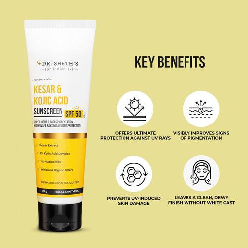 Kesar & Kojic Acid Sunscreen - 125g