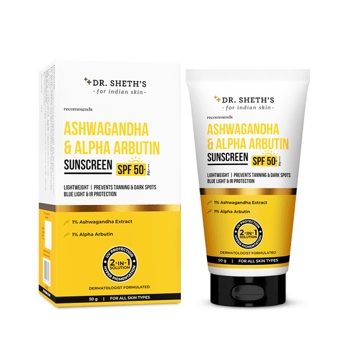 Ashwagandha & Alpha Arbutin Sunscreen - 50g