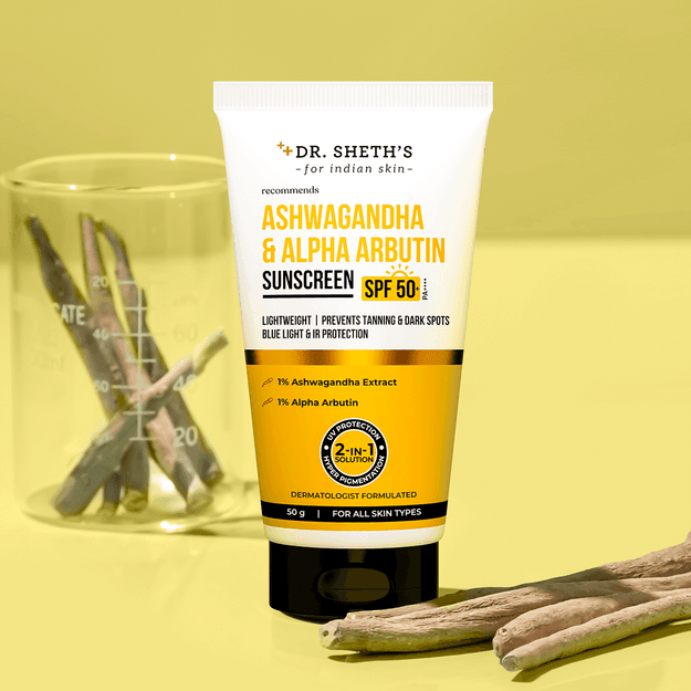 Ashwagandha & Alpha Arbutin Sunscreen - 50g