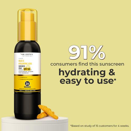 Haldi & Hyaluronic Acid Sunscreen Spray - 100ml