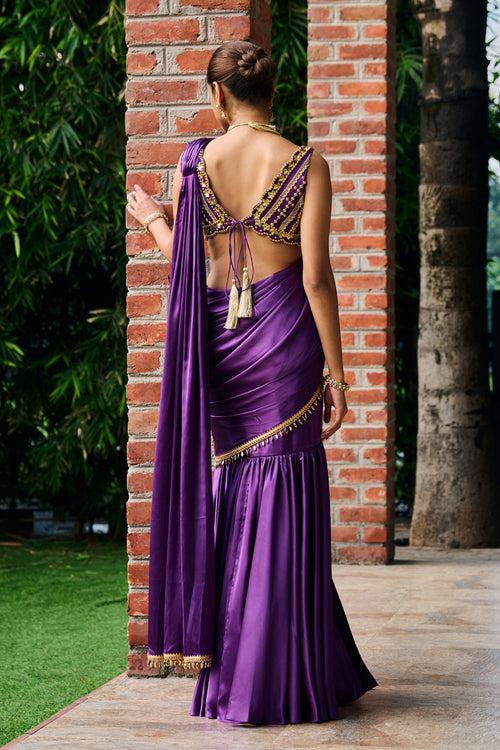 Zhavia Pre-Draped Saree