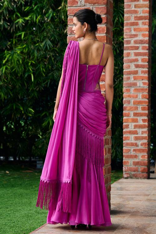 Layla Pre-Draped Saree