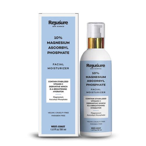 Rejusure 10% Magnesium Ascorbyl Phosphate Facial Moisturizer | Brightening | Hydrating – 50ml: