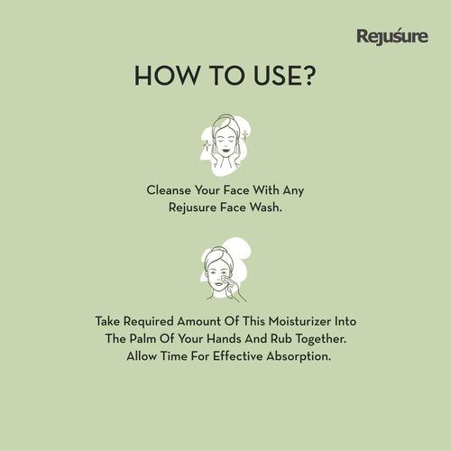 Rejusure AHA 0.5% + BHA 0.5% Facial Moisturizer for Active Acne, Clears Pores, Fights Blemishes & Exfoliates – 50ml (Pack of 2)