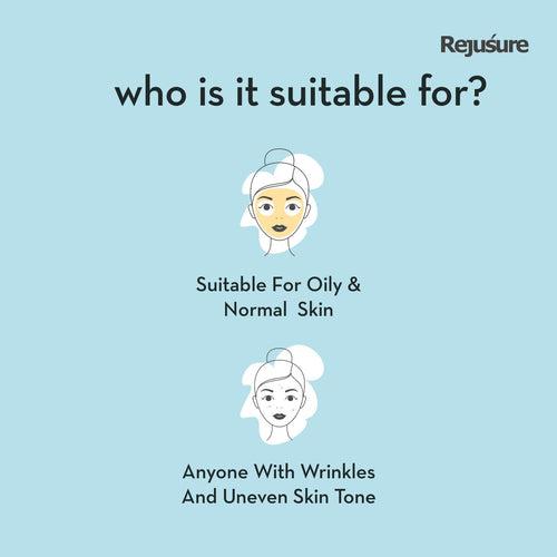 Rejusure Mandelic Acid 5% + Hyaluronic Acid 2% Face Serum for Uneven Tone, Texture Irregularities & Fine Line – 30ml (Pack of 3)