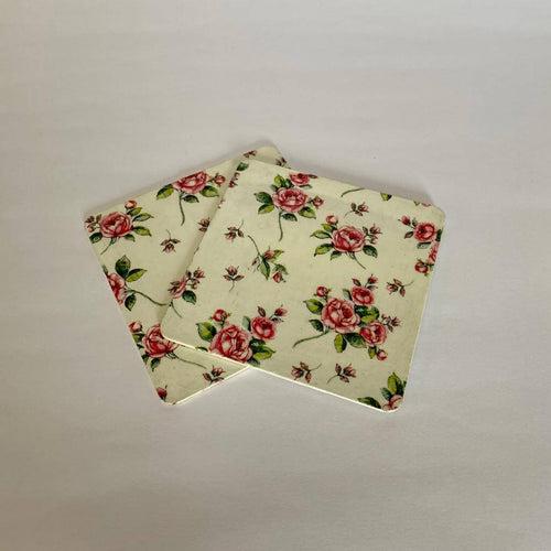 Raining Roses Coasters