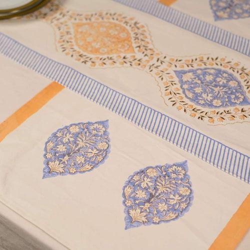 Lily Block Print Table Mat (Set Of 2)