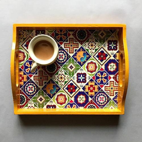 Retro Tiles Tray