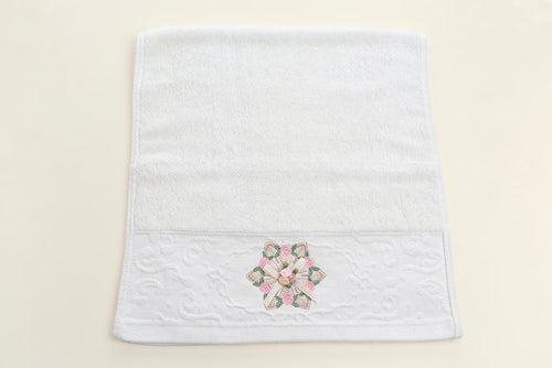 Embroidered Napkin - Rose (Set of three)