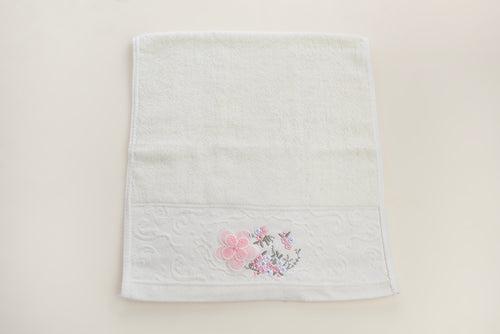 Embroidered Napkin - 3D Flower (Set of three)