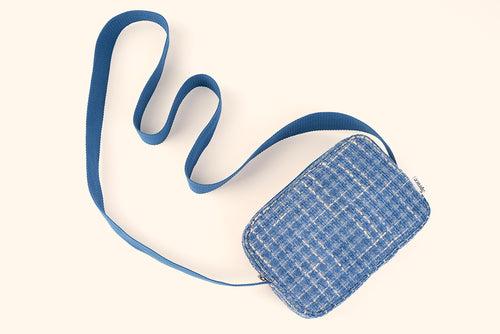 Everyday Sling Bag - Blue Woven