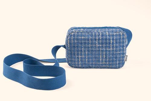 Everyday Sling Bag - Blue Woven