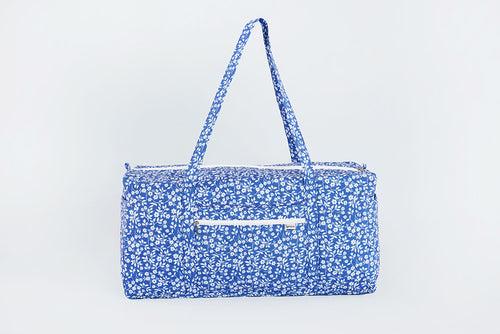 Large Travel Duffel Bag - Blue Willow