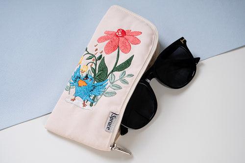 Sunglass Case - Singing Bird