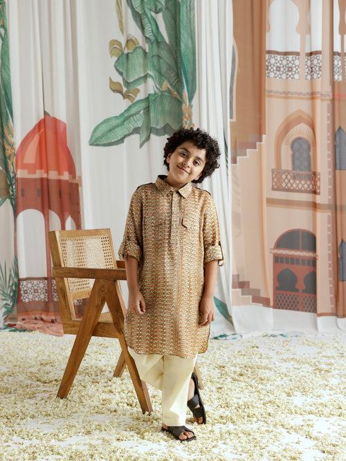 Zara Boys Kurta Set