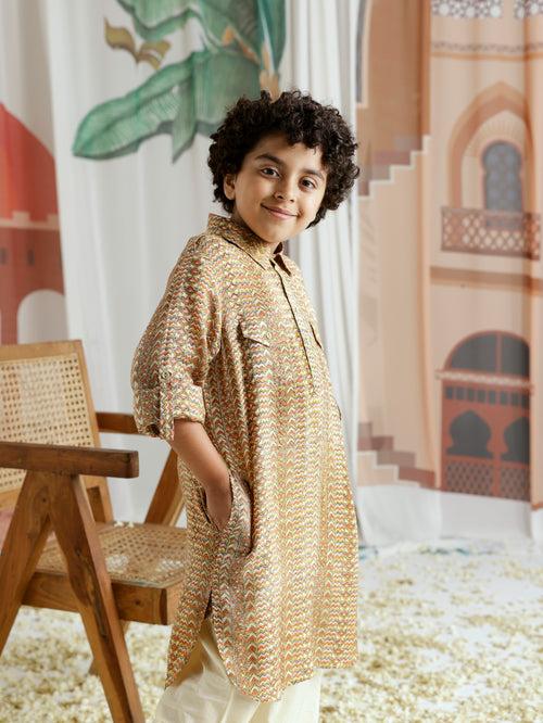 Zara Boys Kurta Set