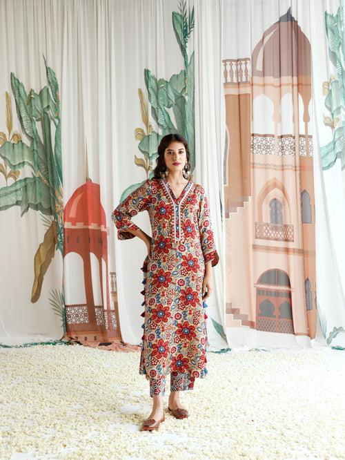 Mehak Straight Long Kurta with Pant