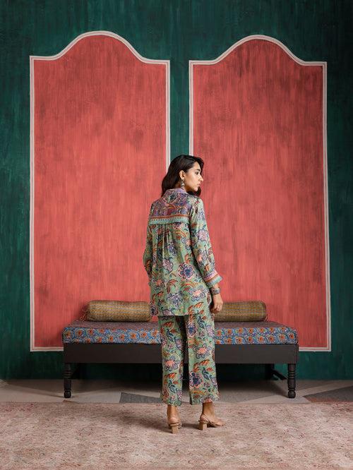 Gulmohar Shirt and Pant Co-Ord Set