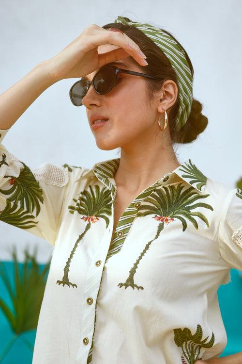 Green Palm Tree Shirt