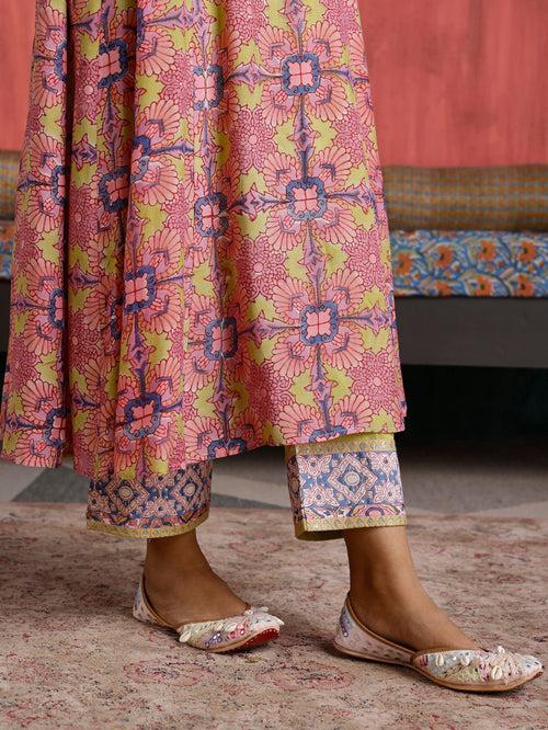 Laila Anarkali Kurta with Pant and Dupatta