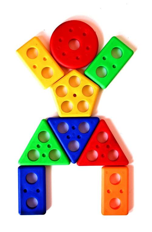 Colour Shaped Puzzle Block for Kids Learning - Educational Toy