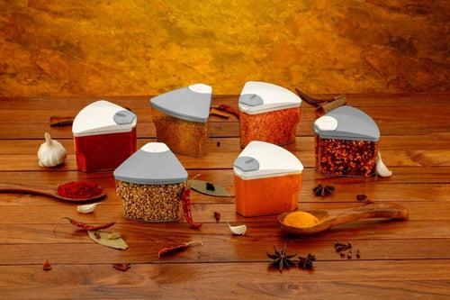 360 Degree Round Revolving Spice Racks (Set of 6)