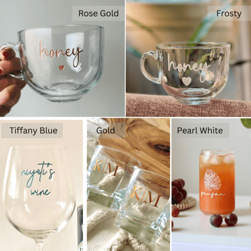 Personalized - Artisan Can Glass With Straw