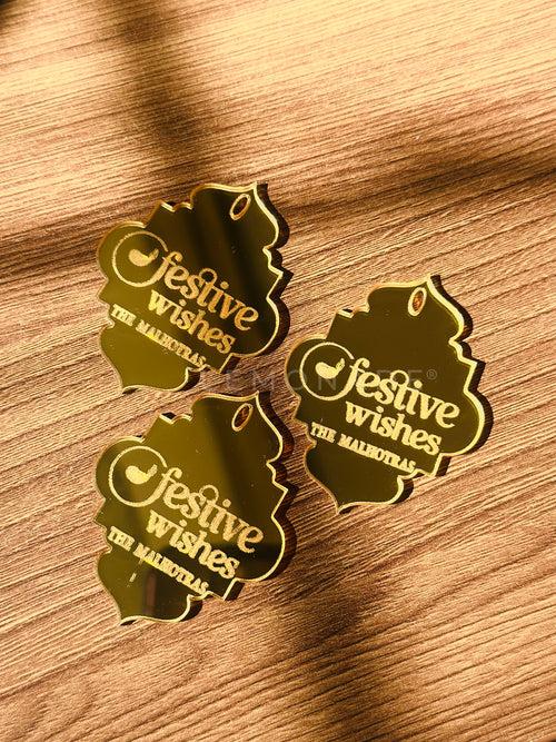 Pre Design - Acrylic Tags - Happy Diwali - Set of 6