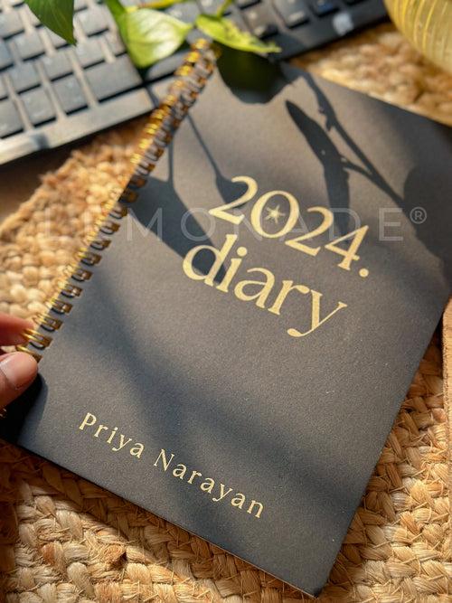 Personalized - Spiral Notebook - 2024 Diary