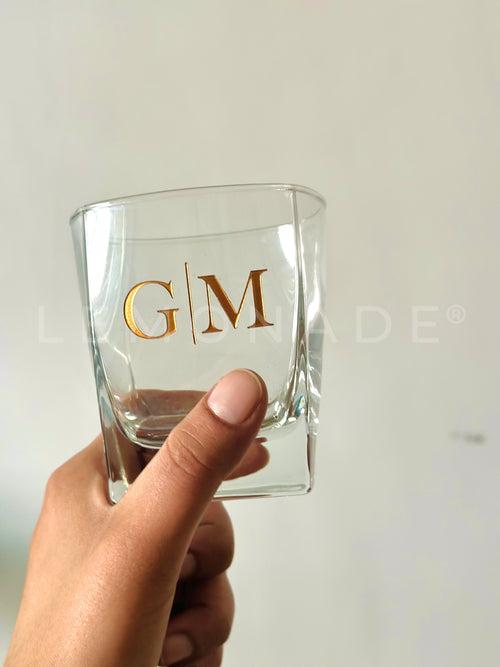 Personalized - Artisan Whiskey Glass - Set of 2