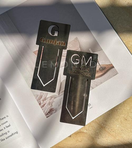 Personalized - Metal Bookmark - Silver - Standard