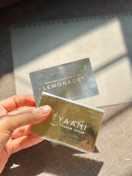 Personalized - Metal NFC Business Card | With Metal Card Holder