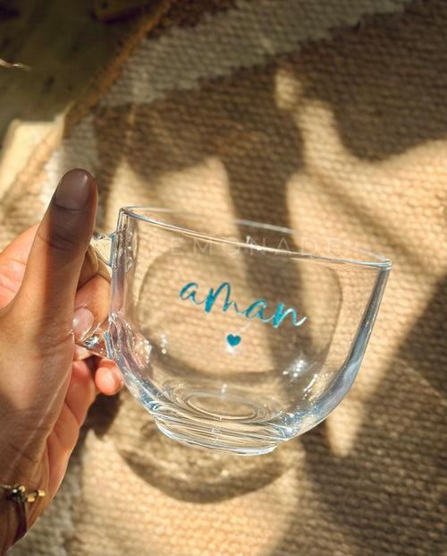 Personalized - Artisan Clear Mug | Soup Mug