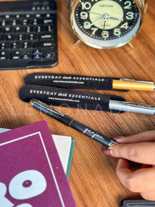 Personalized - Ball Pen with Inbuilt Ink Stamp & Stylus - Logo