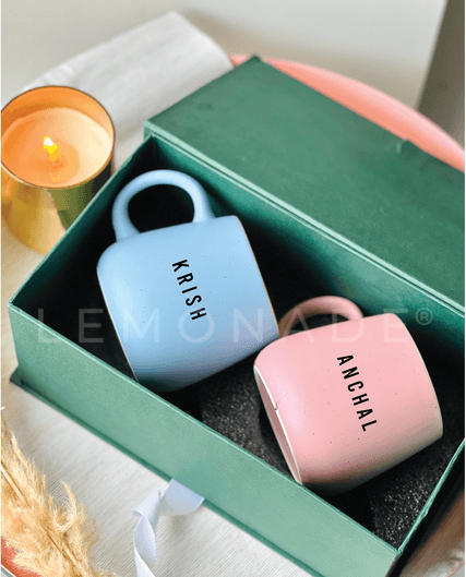 Personalized - Pastel Neu Ceramic Coffee Mug Hamper - Standard