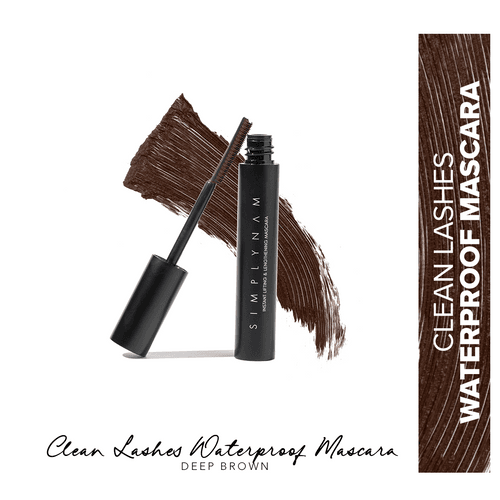 Clean Lashes Waterproof Mascara - Deep Brown